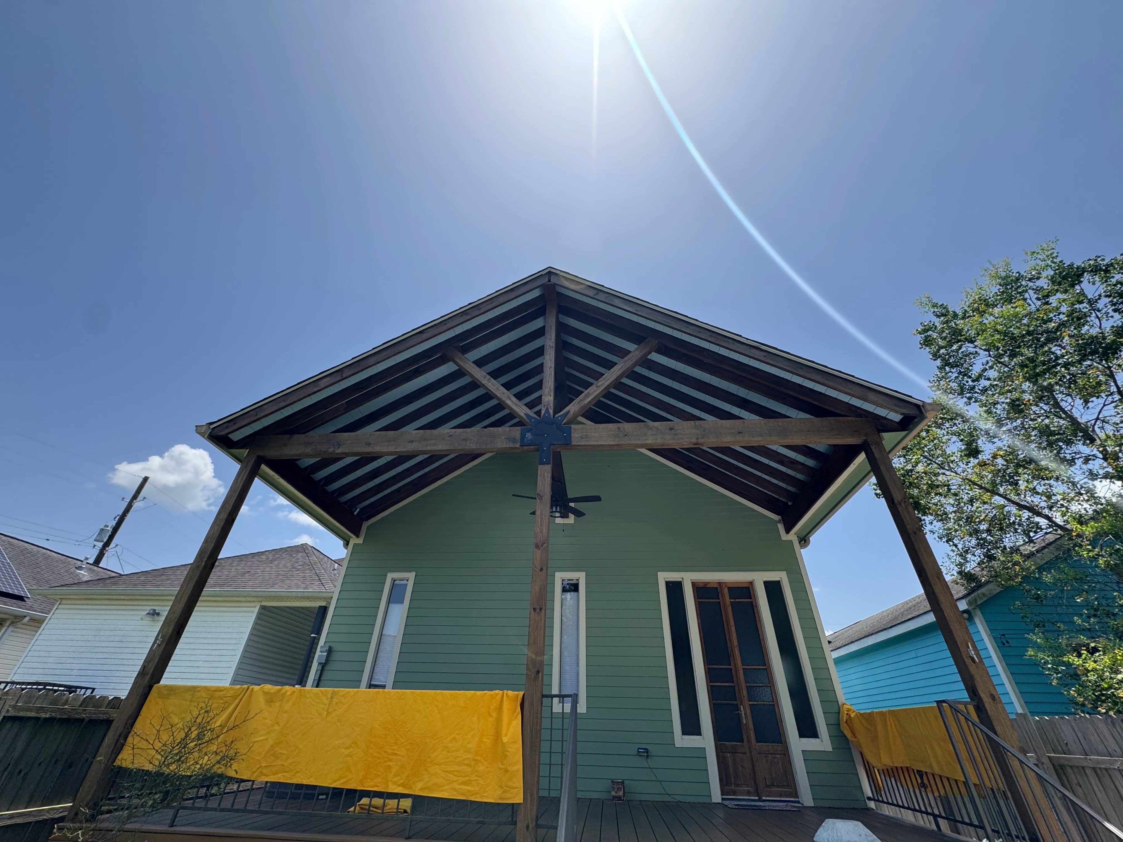 Project Rotten Porch Posts Replaced and Finished Right in New Orleans image