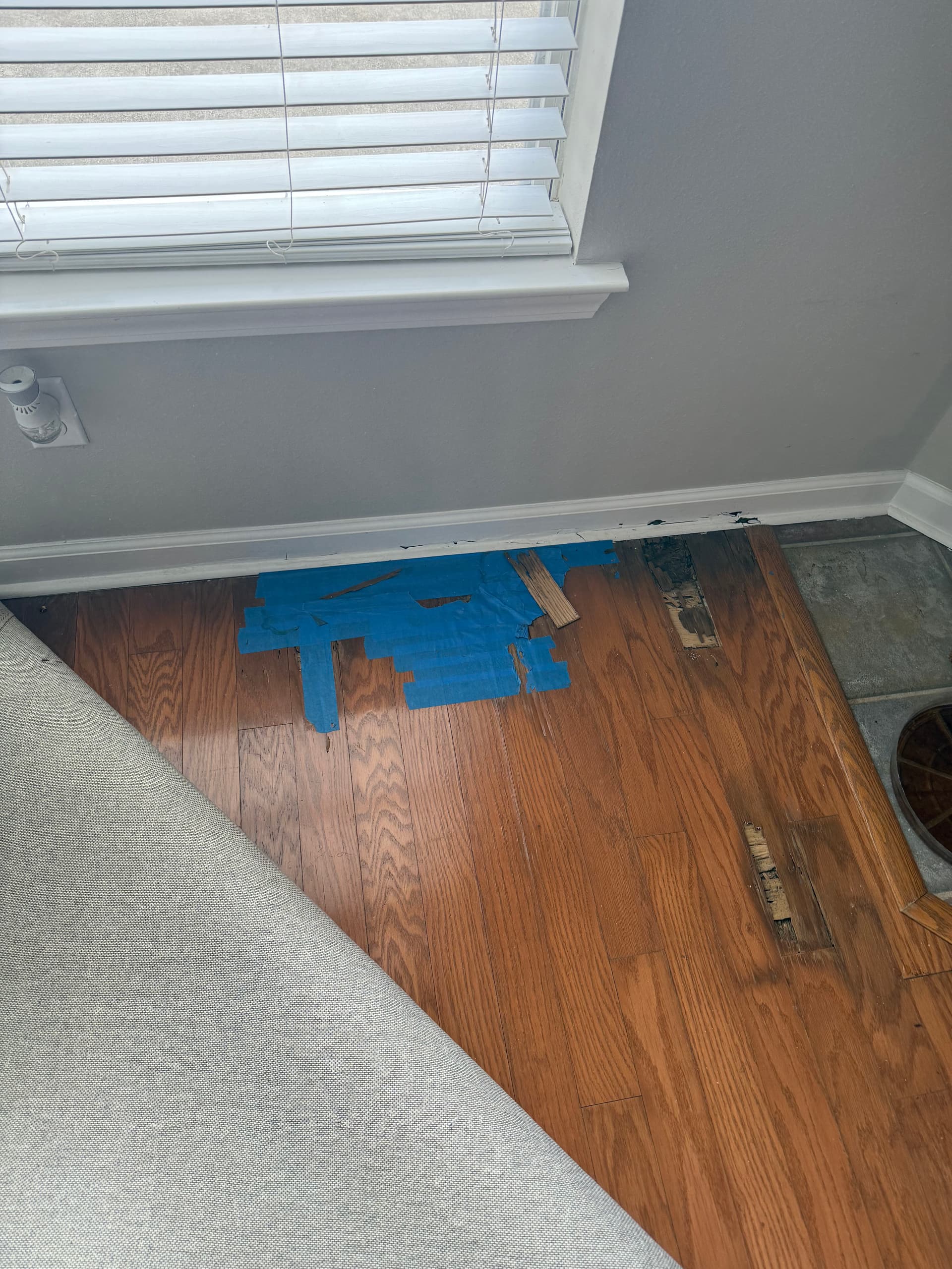 Gallery photos for Wood Flooring Repair Brightens Up Living Space: Image #1